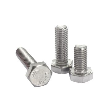 奧峰 DIN933全牙外六角螺栓，M16-2.0X100，不銹鋼304，強度A2-70